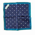NAVY & TEAL REGENCY POCKETSQUARE