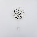 Floral Sky Blue flower lapel pin