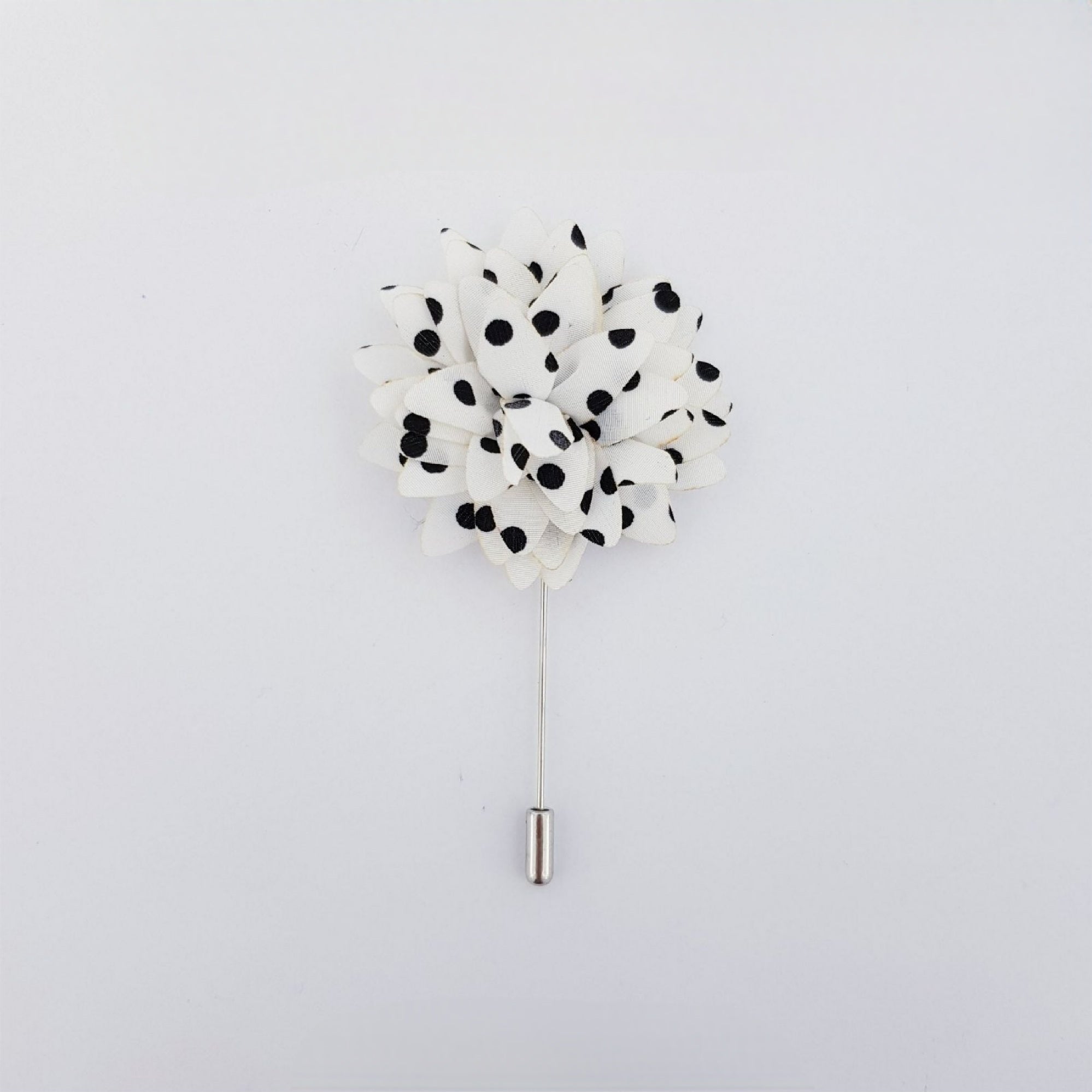 Floral Sky Blue flower lapel pin