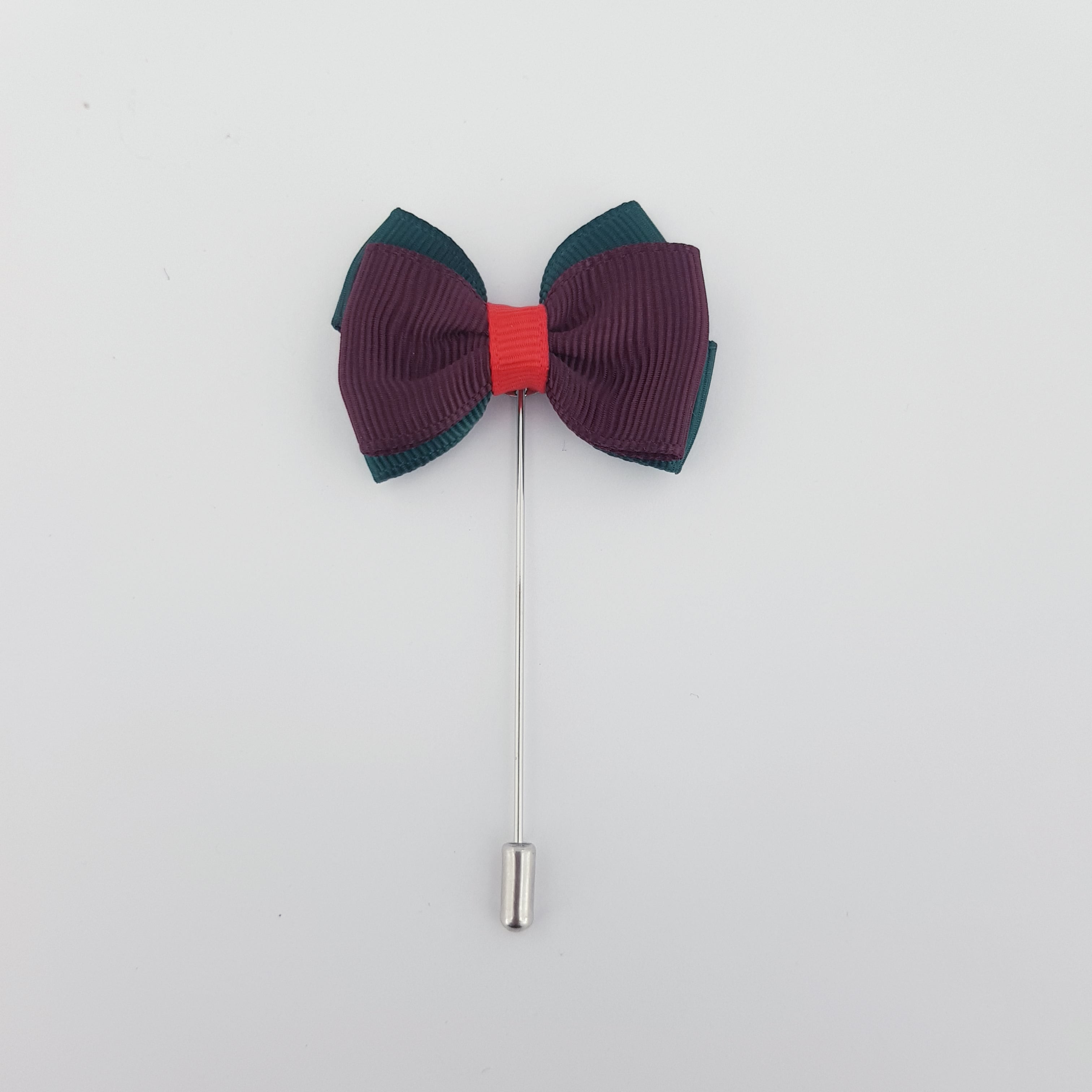 RIBBON TIE LAPEL PIN