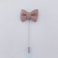 SOLID BOW LAPEL PIN