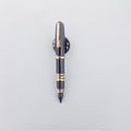 FOUNTAIN PEN LAPEL PIN - CHARCOAL WITH GOLD