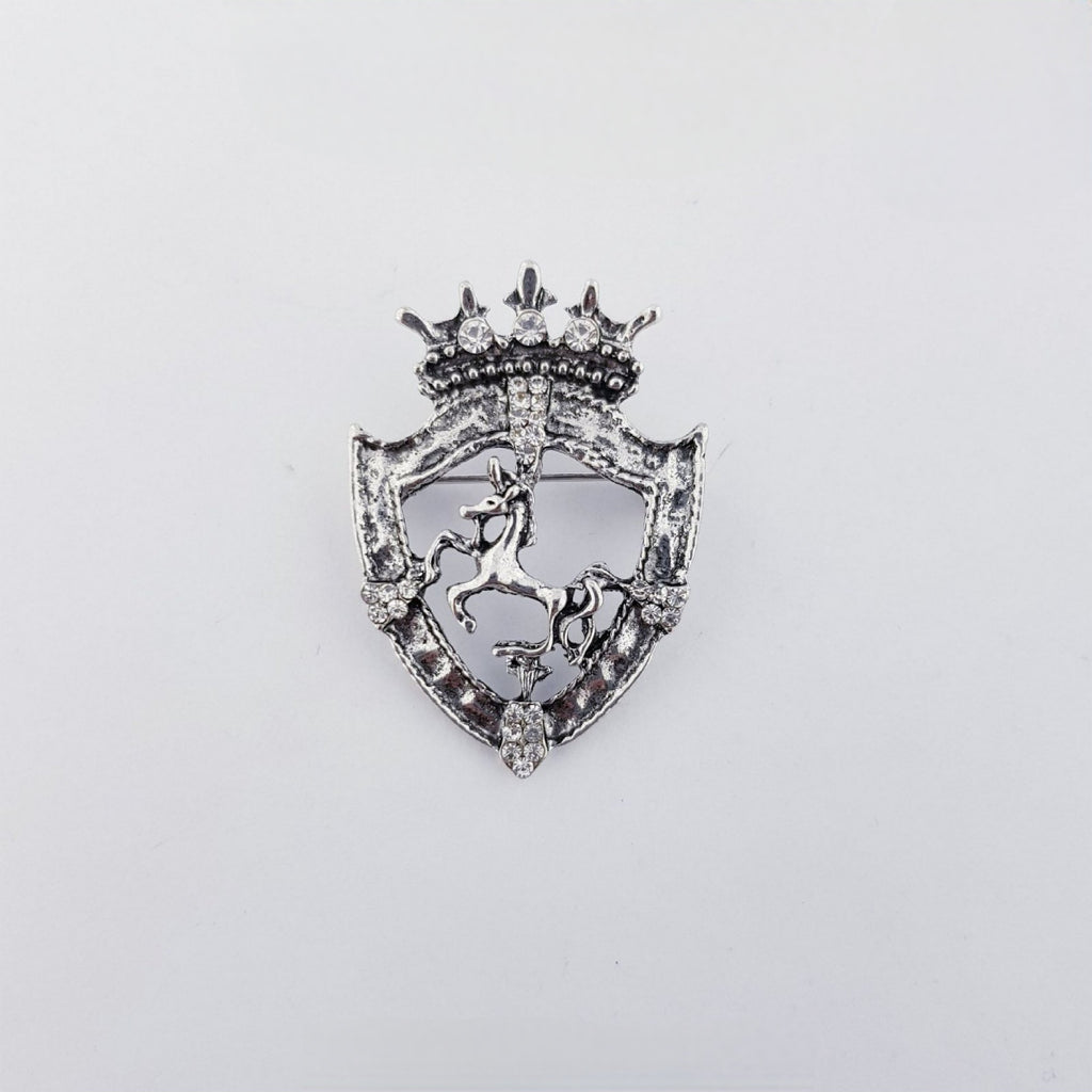 THE DESTRIER - ANTIQUE SILVER