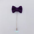 THE GENTLEMAN'S BOWTIE LAPEL PIN PURPLE